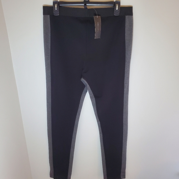 BCBGMAXAZRIA Dark Heather Charcoal Sasha Leggings Sz L - Picture 11 of 13